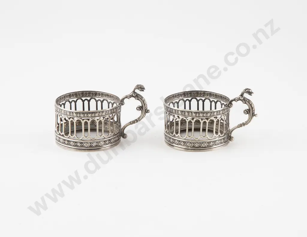 Pair S/S Cup or Condiment Holders Image 1++