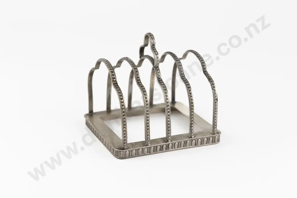NZ S/S Toast Rack By Frederick Money Of Auckland Image 1++