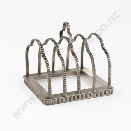 NZ S/S Toast Rack By Frederick Money Of Auckland
