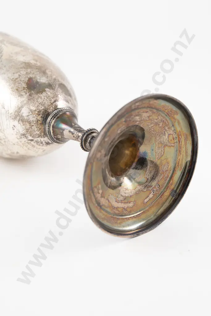 Vict S/S NZ Military Related Presentation Goblet Image 1++