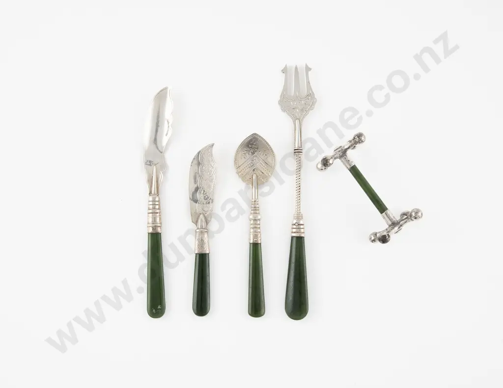 Five Pieces NZ S/S & Greenstone Image 1++