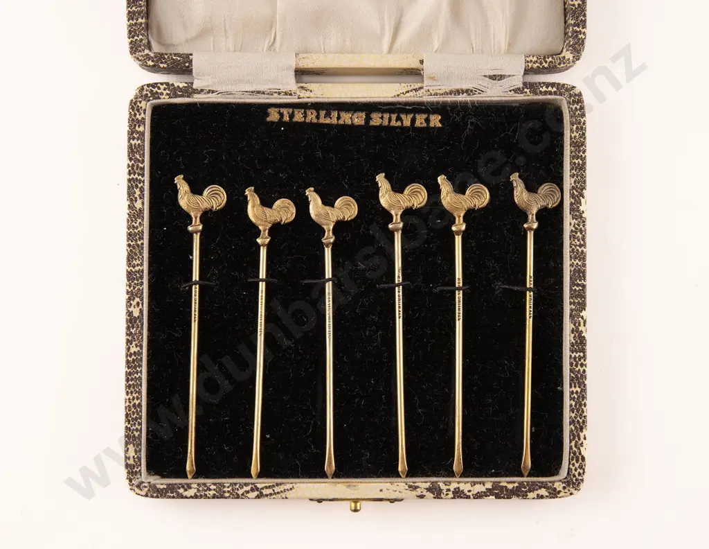 Cased Set Six S/S Toothpicks Image 1++