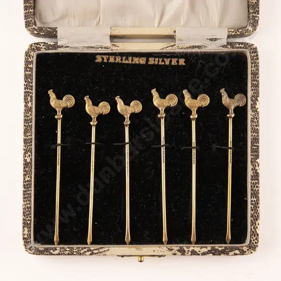 Cased Set Six S/S Toothpicks