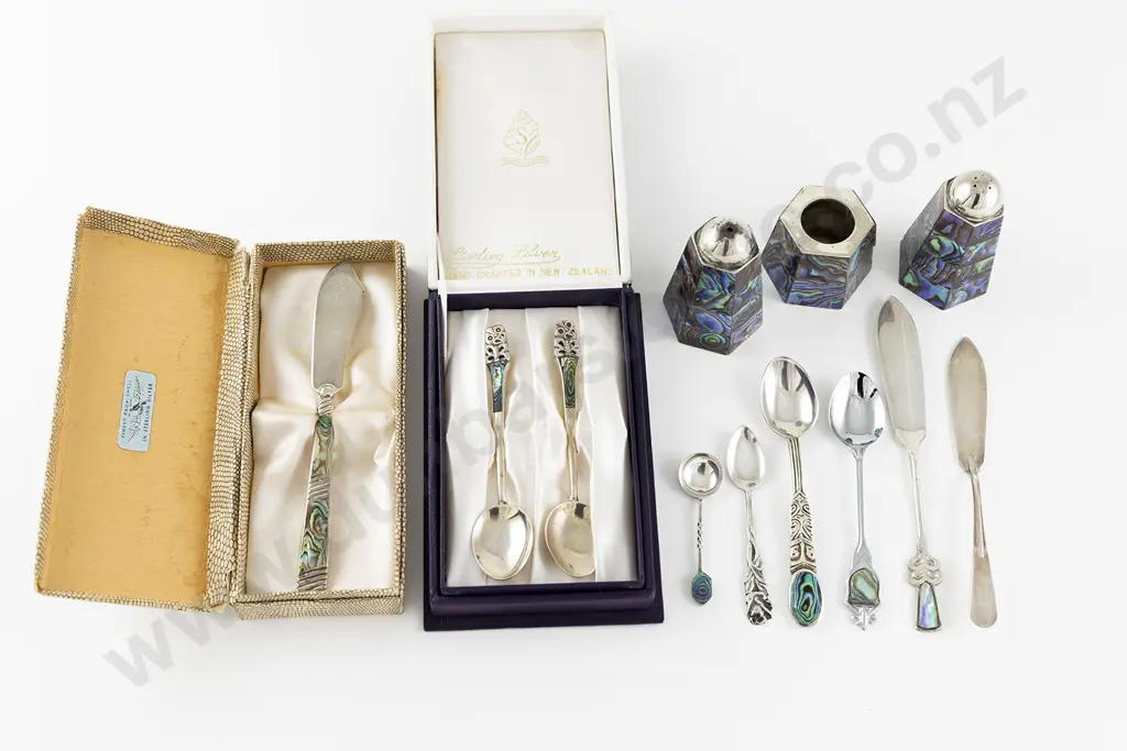 Collection NZ Silver and Paua Image 1++