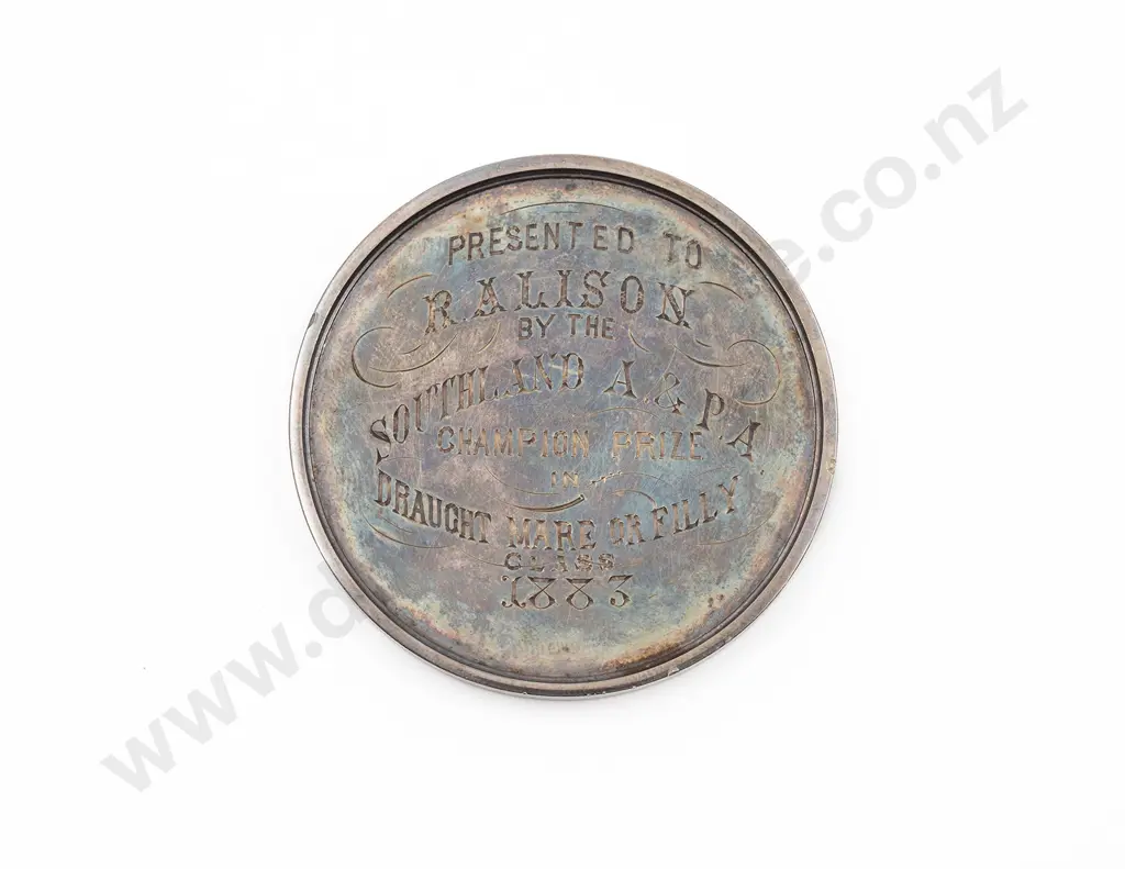Southland Agricultural & Pastoral Association Stock Medal Image 1++
