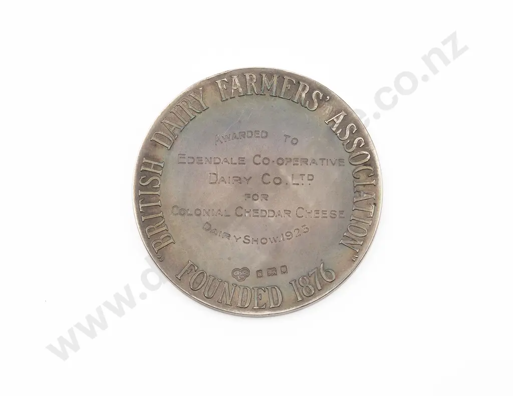 British Dairy Farmers’ Association Founded 1876 Medal Image 1++