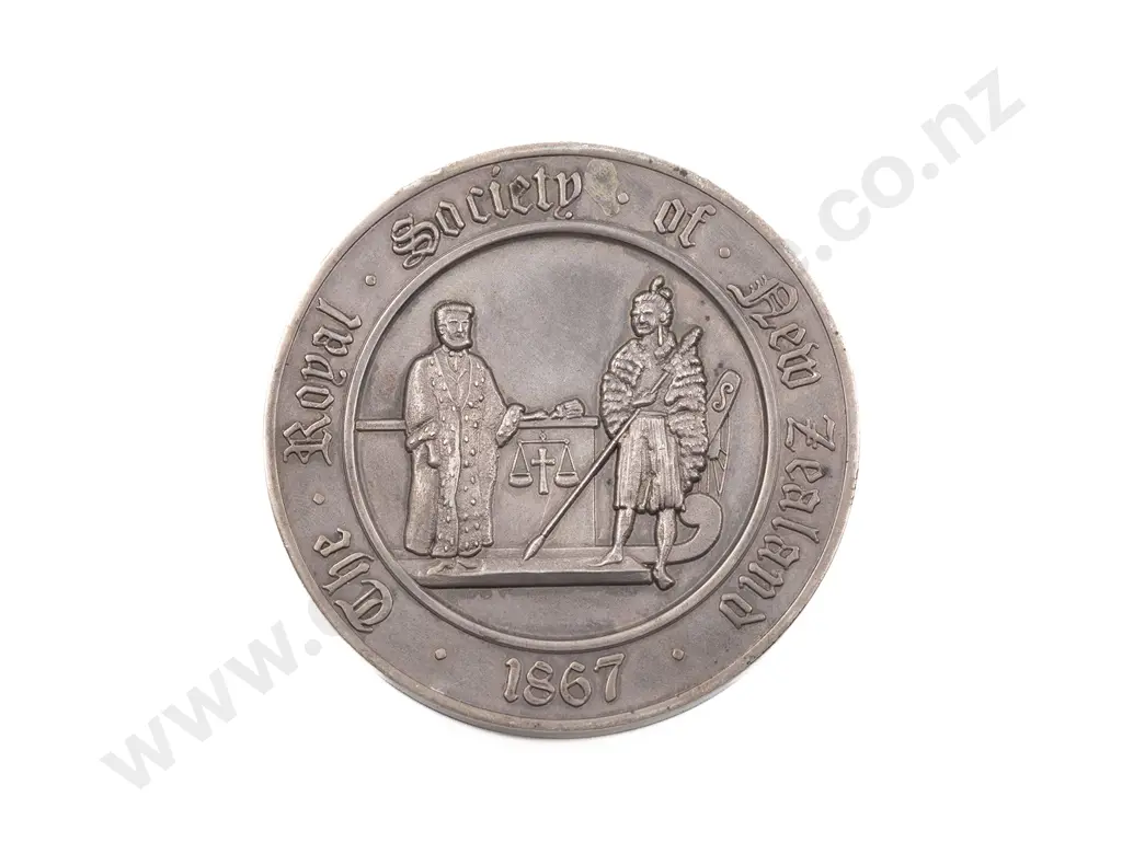 The Royal Society of NZ 1867 NZ Science and Technology Medal Image 1++
