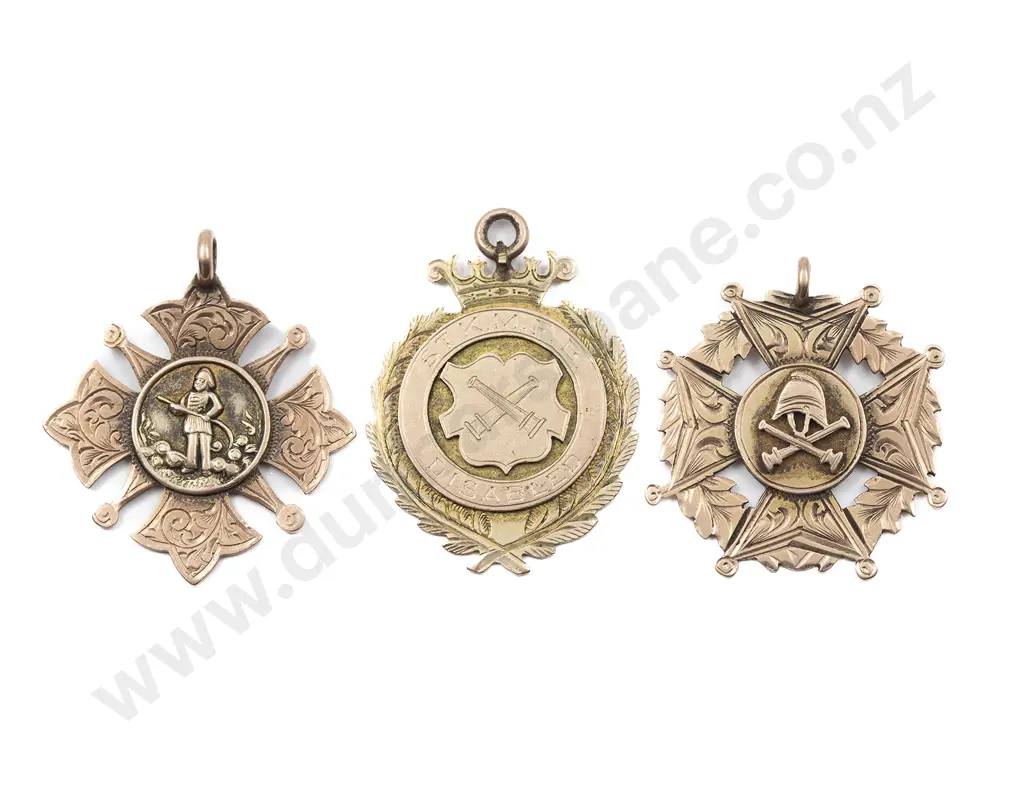St Kilda Fire Brigade Prize Fob Medals Image 1++
