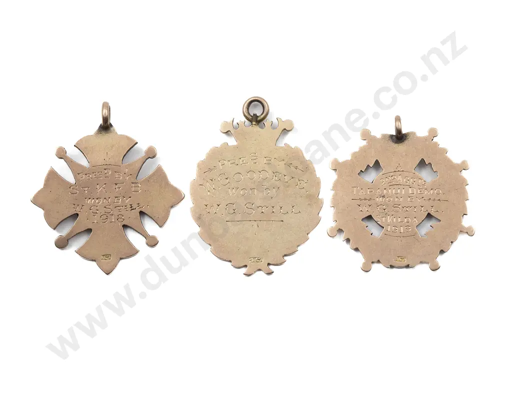 St Kilda Fire Brigade Prize Fob Medals Image 1++