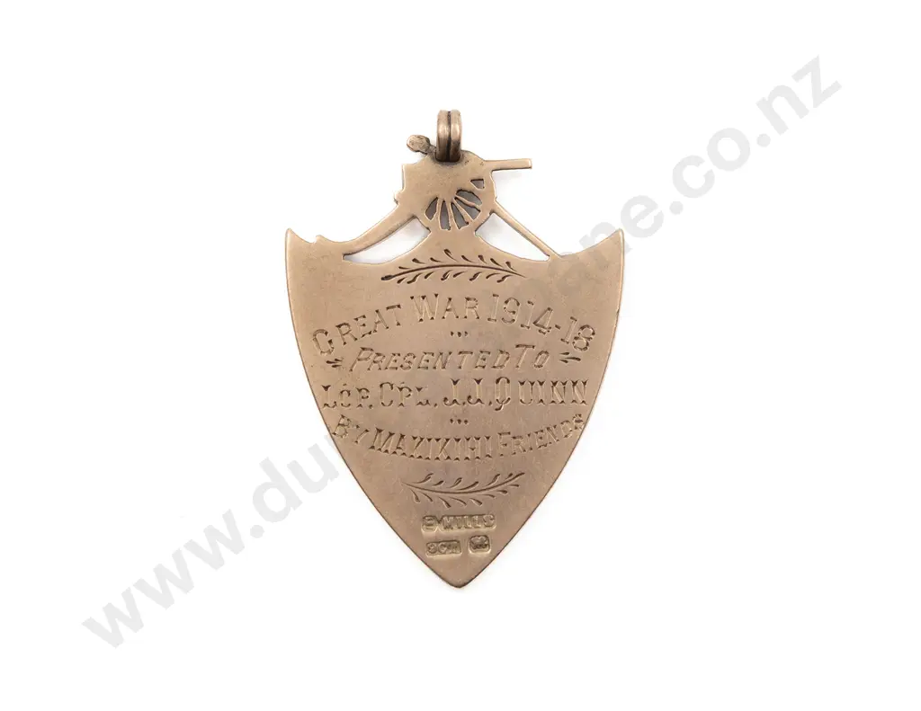 Makikihi WWI Tribute Fob Medal Image 1++