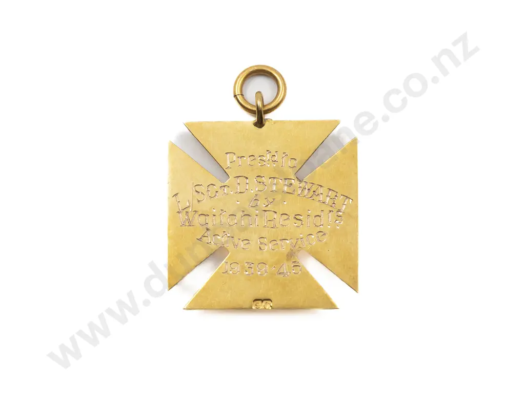 Waitohi WWII Tribute Fob Medal Image 1++