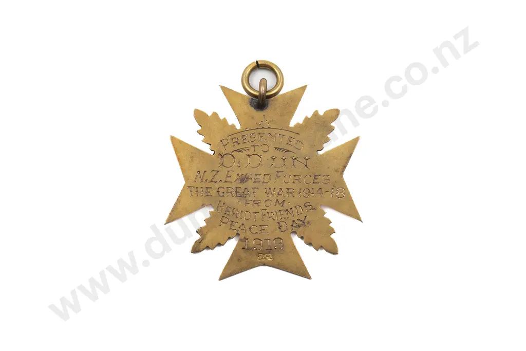 Heriot WWI Tribute Fob Medal Image 1++