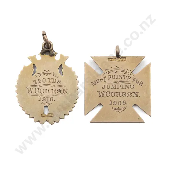 Two Sports Fob Medals