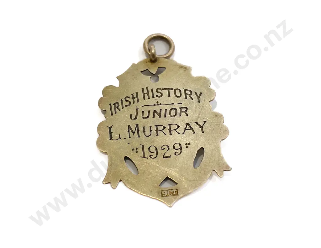 9ct Gold 'NZ Tablet' Medallion Image 1++