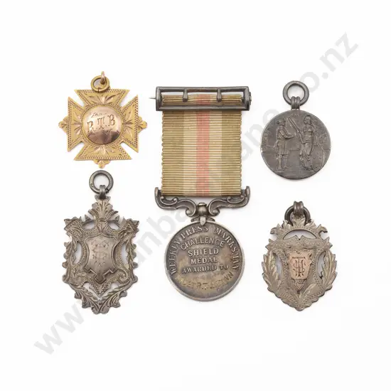 Thames and Auckland Group of Sporting and Shooting Medals