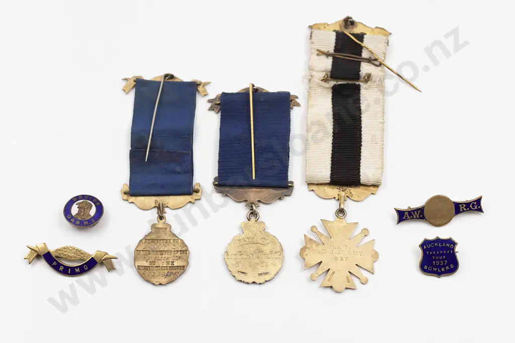 Three NZ Lodge Medals Image 1++