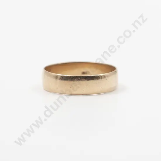 18ct Plain Wedding Band