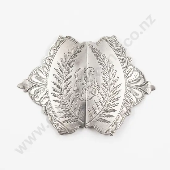 NZ Silver Two Section Buckle