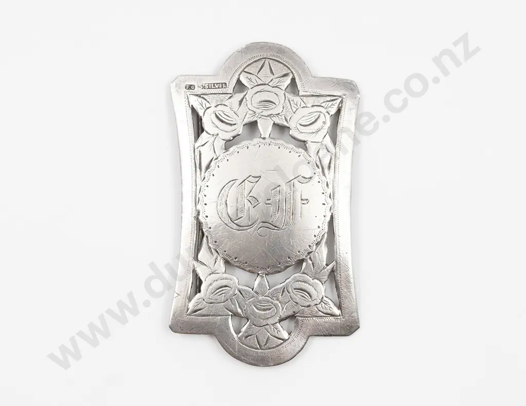 NZ Silver Single Section Buckle Image 1++