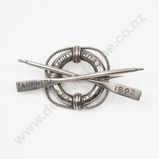 NZ Silver Trophy Brooch