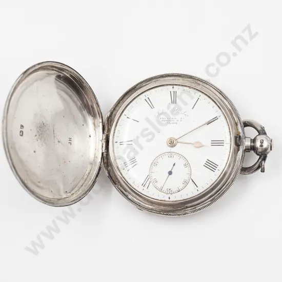 NZ Historical S/S Hunter Cased Lever Wind Pocket Watch