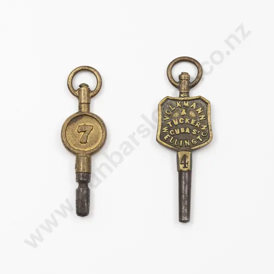 Two Pocket Watch Keys