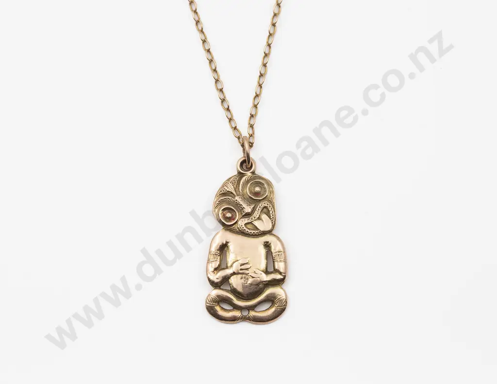 9ct Tiki Pendant Image 1++