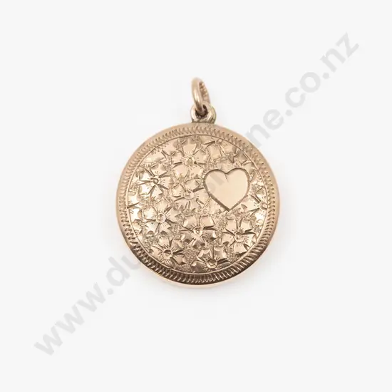 9ct Circular Photo Locket