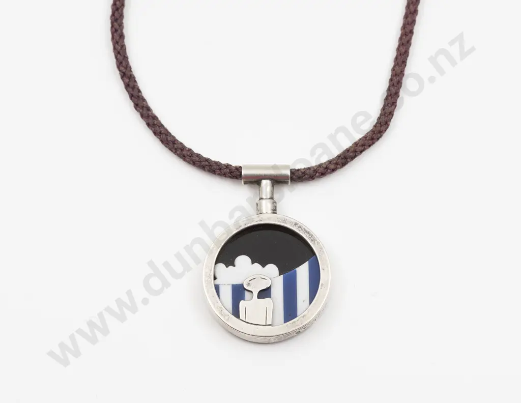 NZ Modern S/S and Acrylic Pendant Image 1++