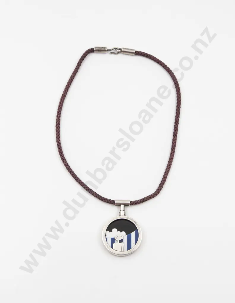 NZ Modern S/S and Acrylic Pendant Image 1++