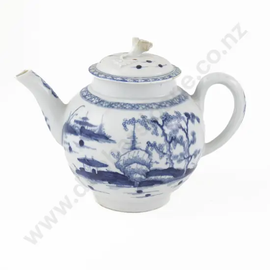 First Period Worcester Teapot