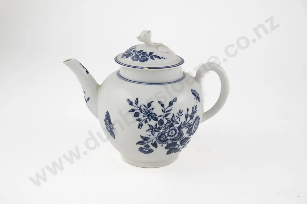 First Period Worcester Teapot Image 1++