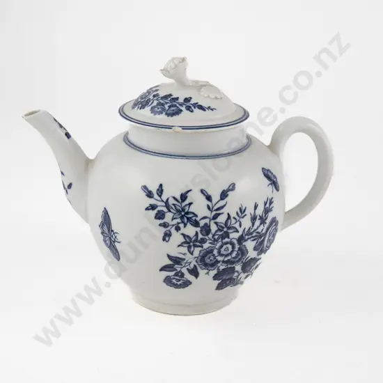 First Period Worcester Teapot