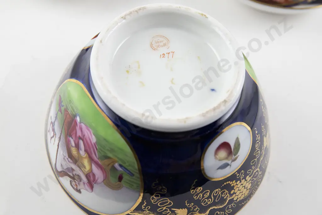 Early C19th C1810 New Hall Two Cup and saucers Image 1++