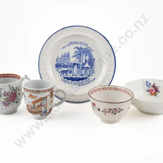Mixed Collection Early C19th Porcelains