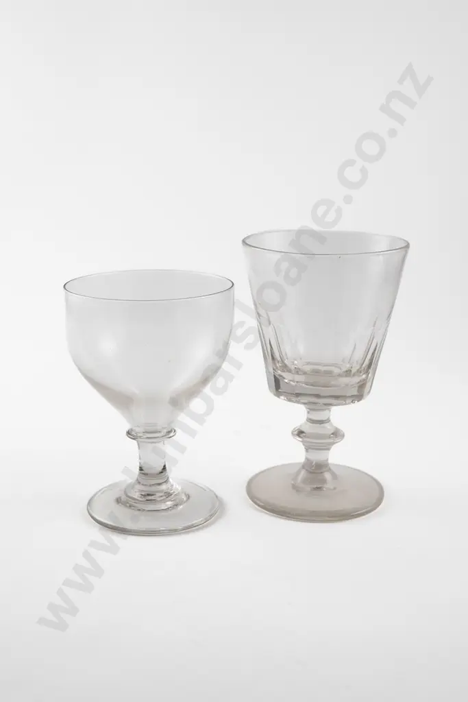 Two Victorian Ale Glasses Image 1++