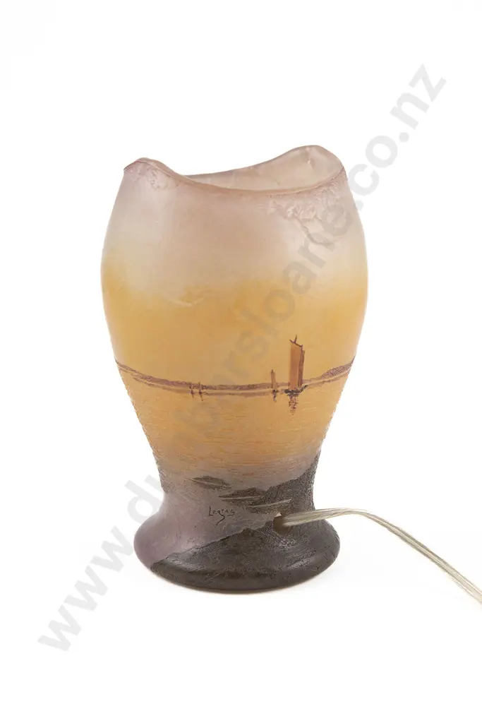 Legras Art Glass Lamp Image 1++