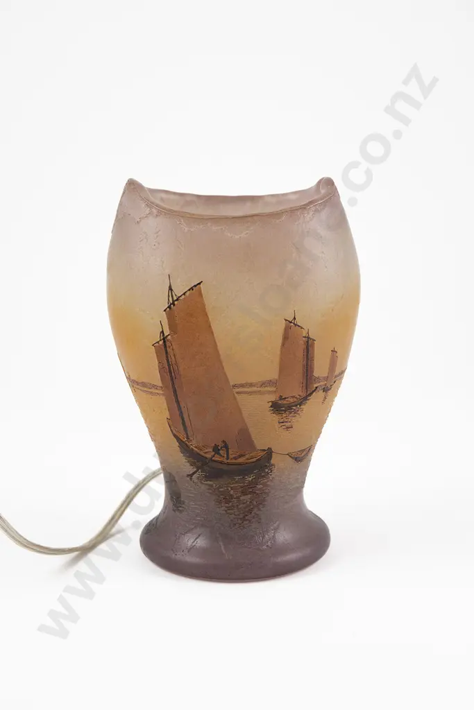 Legras Art Glass Lamp Image 1++