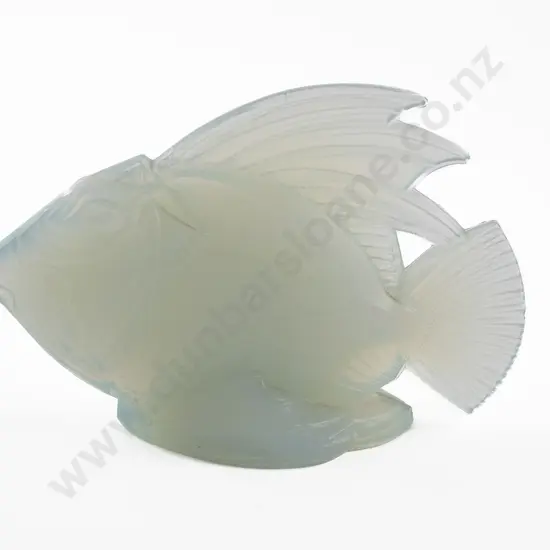 A French Art Deco Period Sabino Opalescent Glass Goldfish