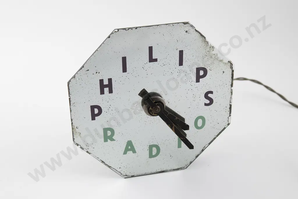 Phillips Radio Advertising Clock Image 1++