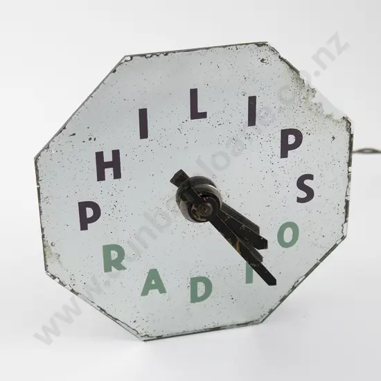 Phillips Radio Advertising Clock