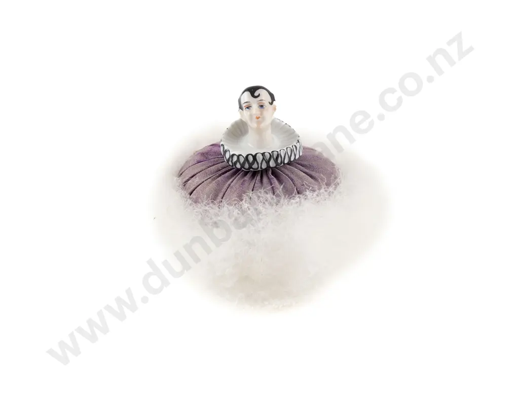 German Art Deco China Half Head Doll Image 1++