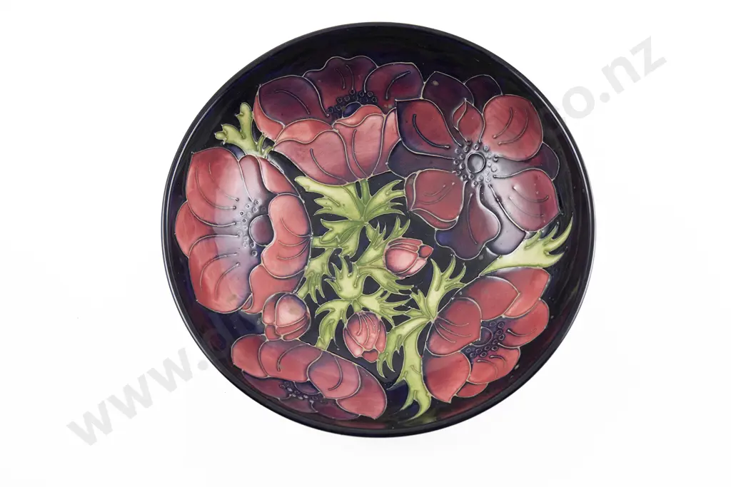 Moorcroft Anemones Pattern Fruit Bowl Image 1++