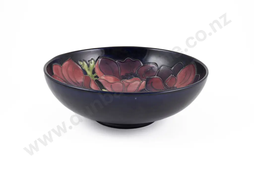 Moorcroft Anemones Pattern Fruit Bowl Image 1++