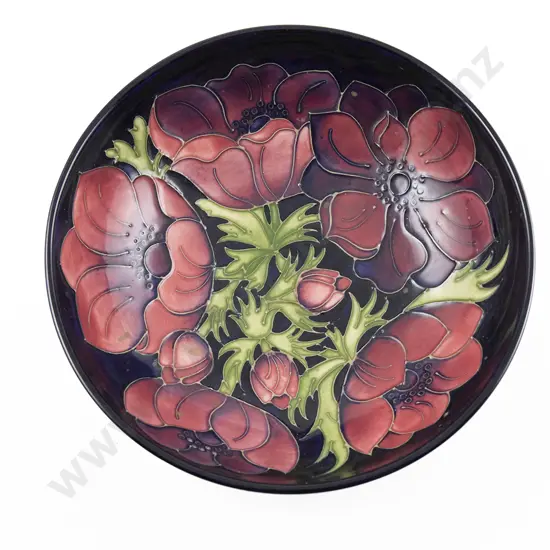 Moorcroft Anemones Pattern Fruit Bowl