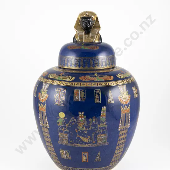 Large and Impressive  Carlton Ware Tutankhamun pattern Ginger Jar