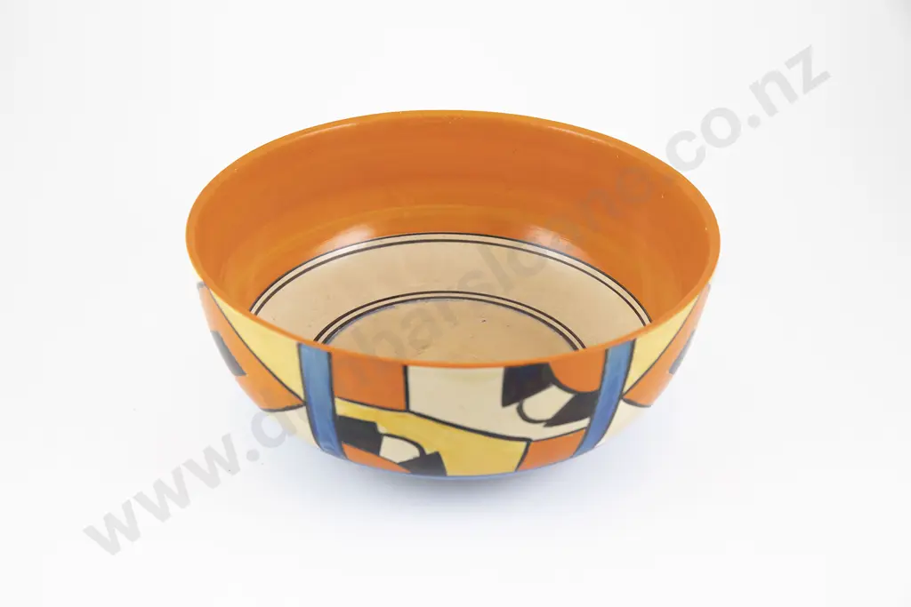 Clarice Cliff Cubist Pattern Bowl Image 1++