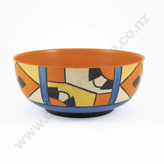 Clarice Cliff Cubist Pattern Bowl