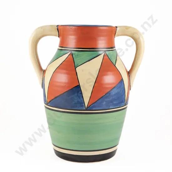 Clarice Cliff Original Bizarre Pattern Lotus Jug