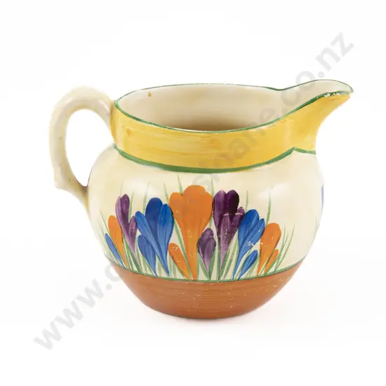 Clarice Cliff Bizarre Crocus Pattern Milk Jug